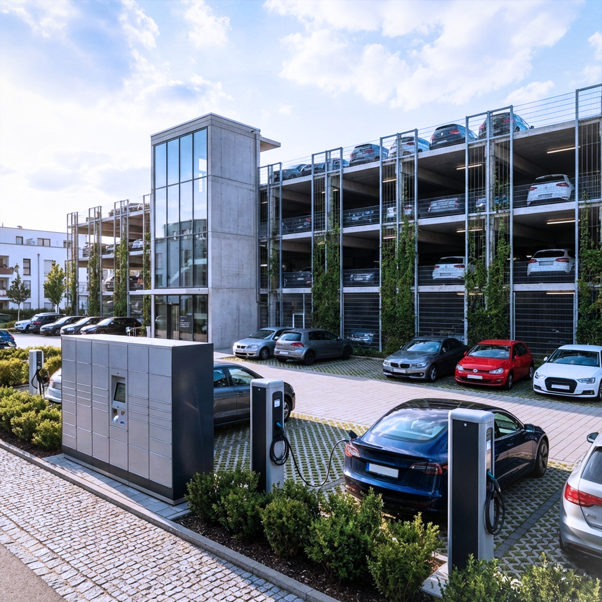 Alle Funktionen f�r moderne Parkh�user und Tiefgaragen