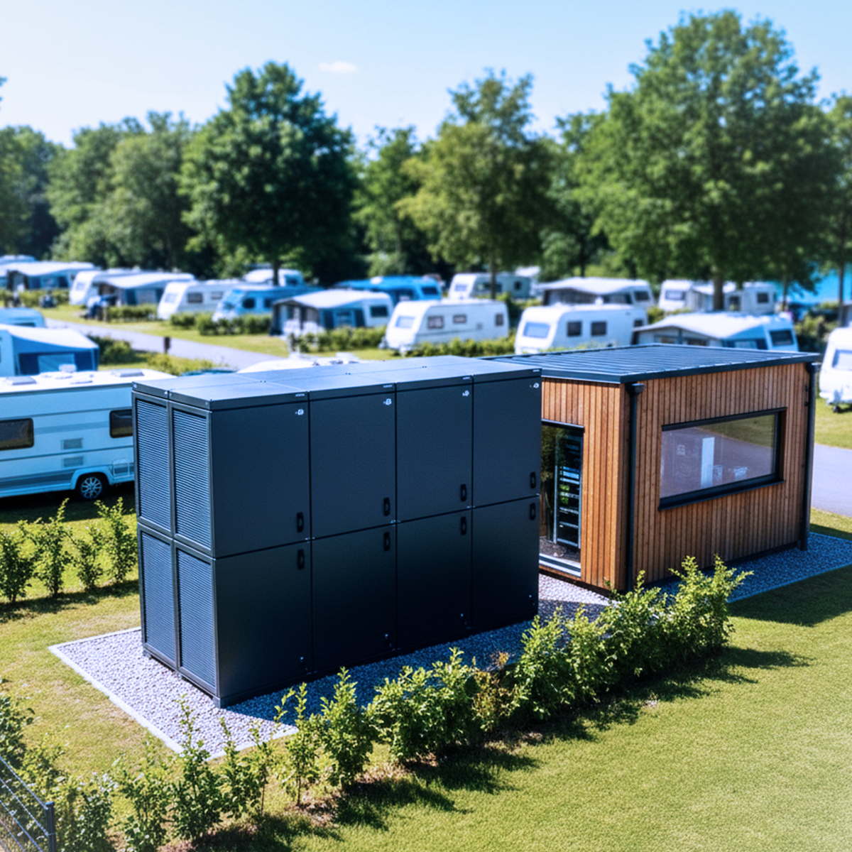 Alle Funktionen f�r smarte Campingpl�tze