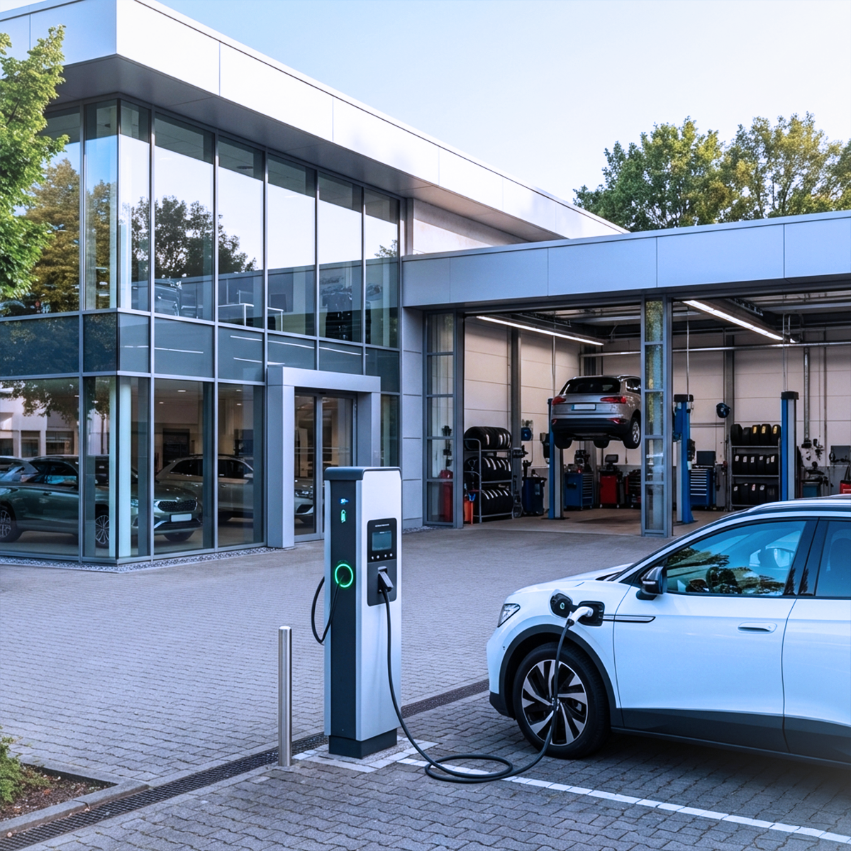 Elektromobilitaet praesentieren Autohaeuser