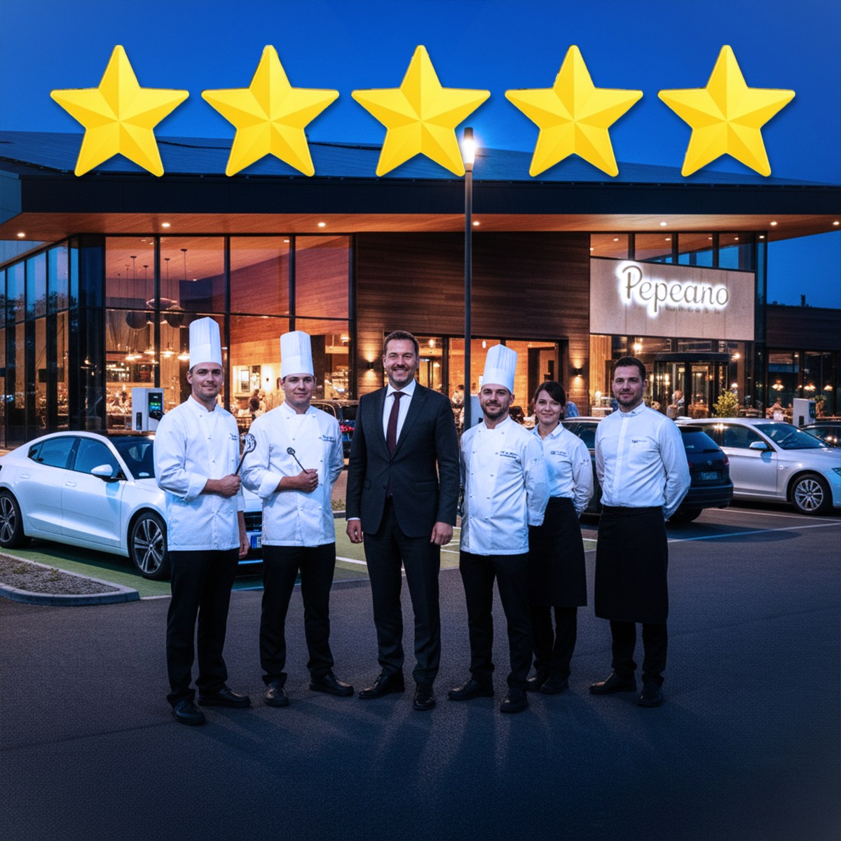 Von innovativen Restaurants genutzt.